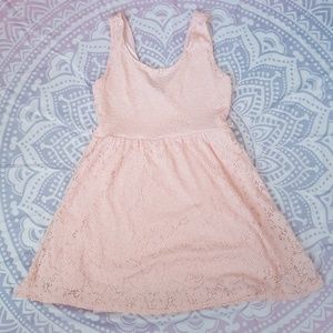 Light pink floral dress